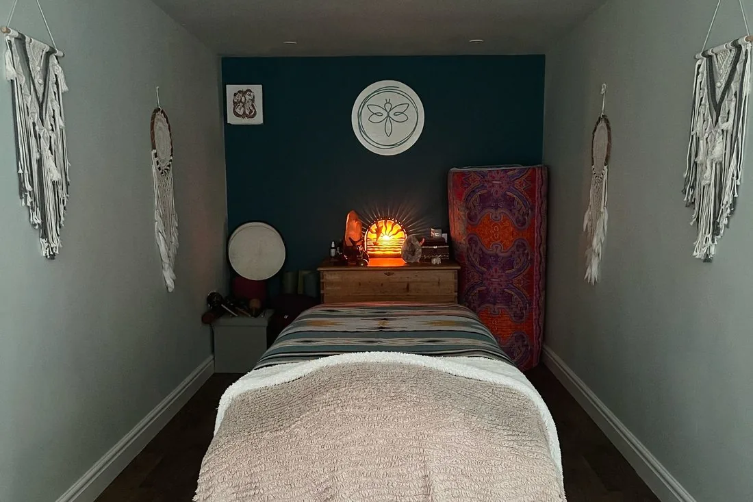 The Firefly Ascension treatment room in Godalming, Surrey